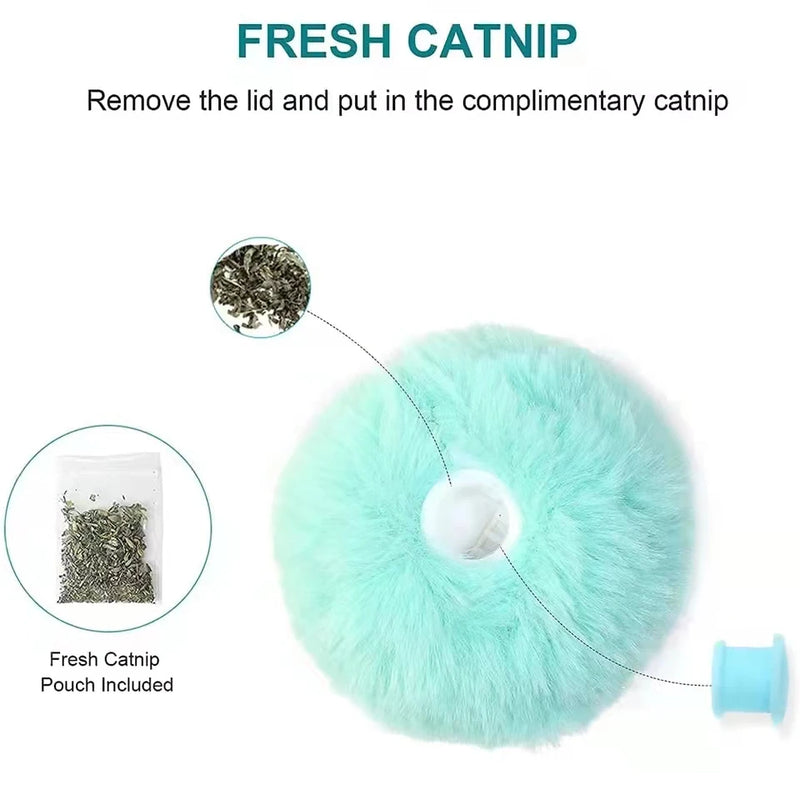 Electric Plush Ball - Catnip Can Be Added