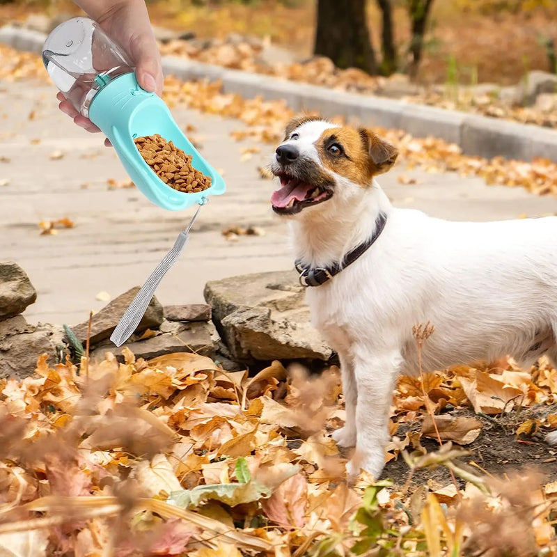 Water Bottle with Food Dispenser