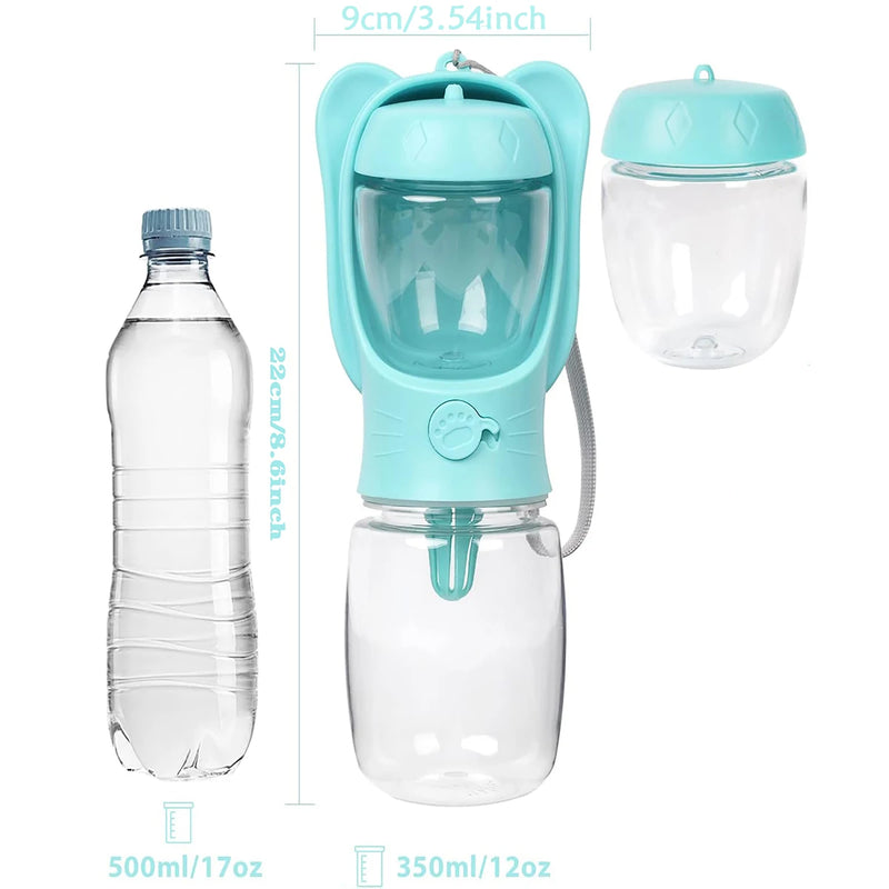 Water Bottle with Food Dispenser