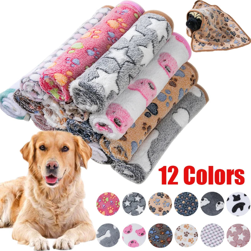 Fleece Blanket - Cat and Dog