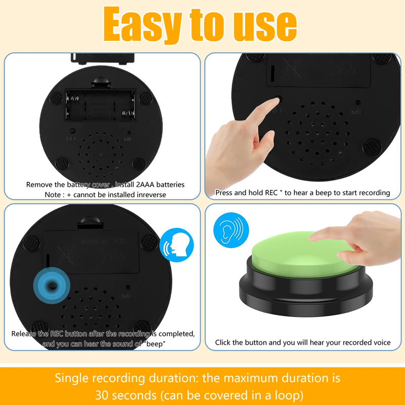 Recordable Training Buttons