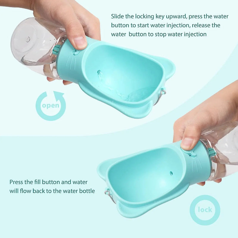 Water Bottle with Food Dispenser